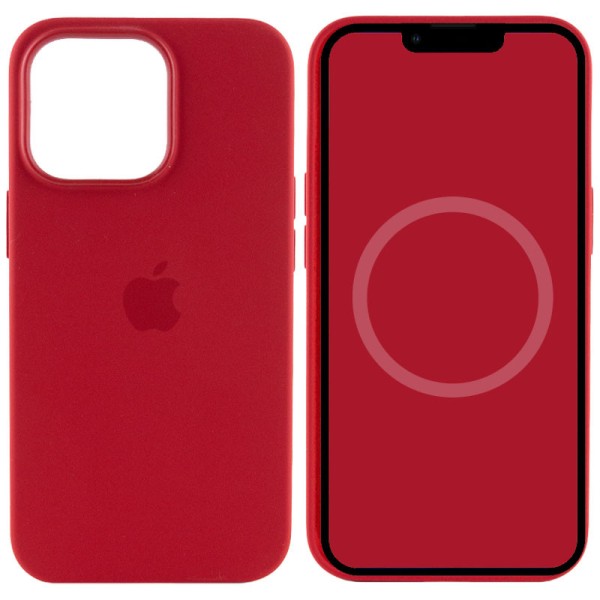 Чохол-накладка iPhone 13 Pro Max Apple Silicone Case with Animation & MagSafe (Product) Red