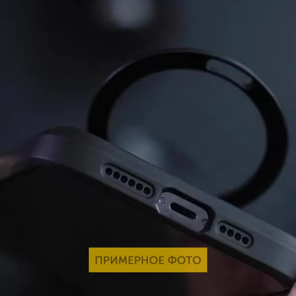 TPU+PC чохол Metal Buttons with MagSafe Carbon Ring для Apple iPhone 16 (6.1") Чорний TPU+PC чохол Metal Buttons with MagSafe Carbon Ring для Apple iPhone 16 (6.1") Чорний