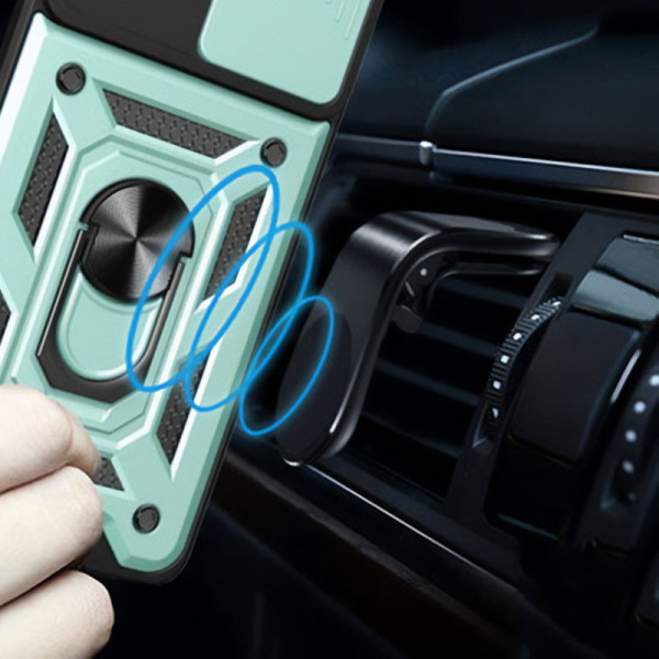 Ударостійкий чохол Camshield Serge Ring для Xiaomi Poco X4 GT Зелений