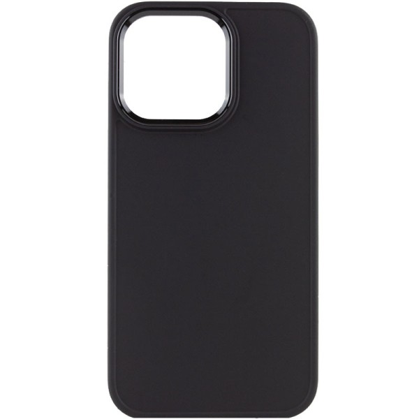 TPU чохол Bonbon Metal Style для Apple iPhone 13 Pro (6.1") Чорний / Black