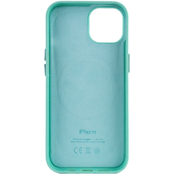 Шкіряний чохол Leather Case (AA Plus) with MagSafe для Apple iPhone 13 (6.1") Ice Шкіряний чохол Leather Case (AA Plus) with MagSafe для Apple iPhone 13 (6.1") Ice