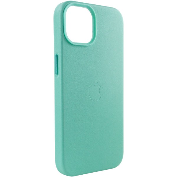 Шкіряний чохол Leather Case (AA Plus) with MagSafe для Apple iPhone 13 (6.1") Ice Шкіряний чохол Leather Case (AA Plus) with MagSafe для Apple iPhone 13 (6.1") Ice