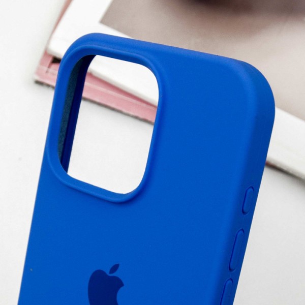 Чохол Silicone Case Full Protective (AA) для Apple iPhone 14 Pro Max (6.7") Синій / Capri Blue Чохол Silicone Case Full Protective (AA) для Apple iPhone 14 Pro Max (6.7") Синій / Capri Blue
