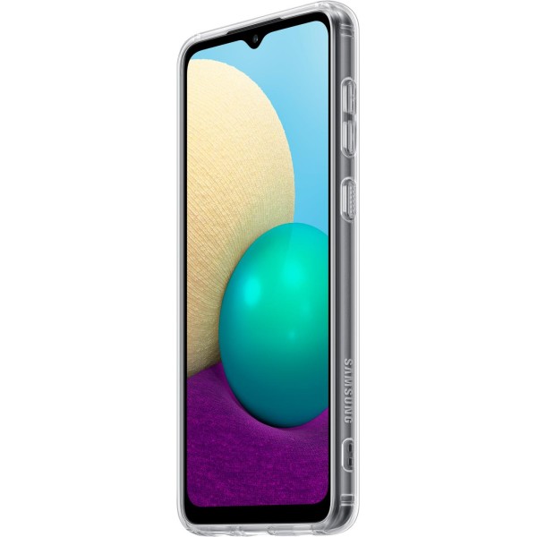 Чохол-накладка Samsung A02 (A022) Soft Clear Cover EF-QA022TTEGRU Transparent