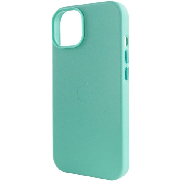 Шкіряний чохол Leather Case (AA Plus) with MagSafe для Apple iPhone 13 (6.1") Ice Шкіряний чохол Leather Case (AA Plus) with MagSafe для Apple iPhone 13 (6.1") Ice