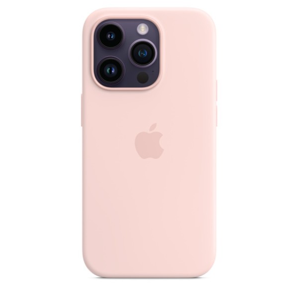 Чохол-накладка iPhone 14 Pro Apple Silicone Case 1:1 with MagSafe Chalk Pink