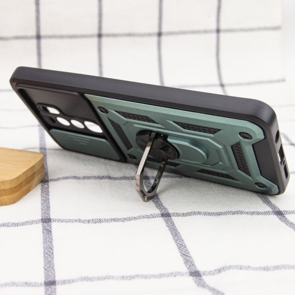 Ударостійкий чохол Camshield Serge Ring для Xiaomi Redmi Note 8 Pro Зелений Ударостійкий чохол Camshield Serge Ring для Xiaomi Redmi Note 8 Pro Зелений