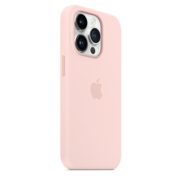Чохол-накладка iPhone 14 Pro Apple Silicone Case 1:1 with MagSafe Chalk Pink