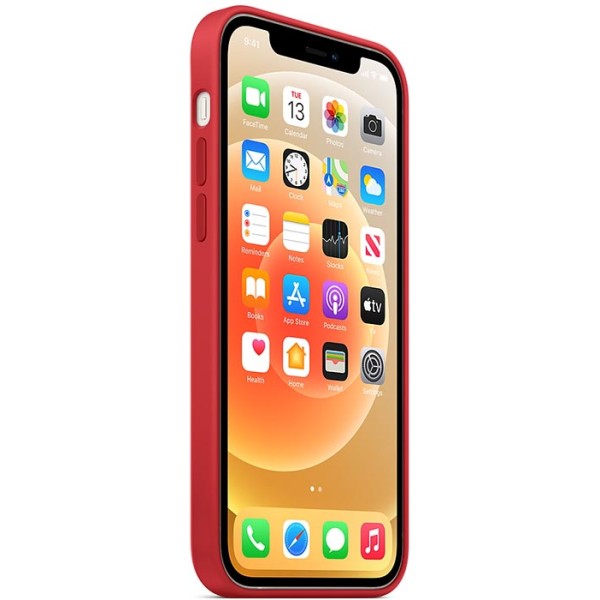 Чохол-накладка Apple iPhone 12/12 Pro Silicone Case ( AAA) Red