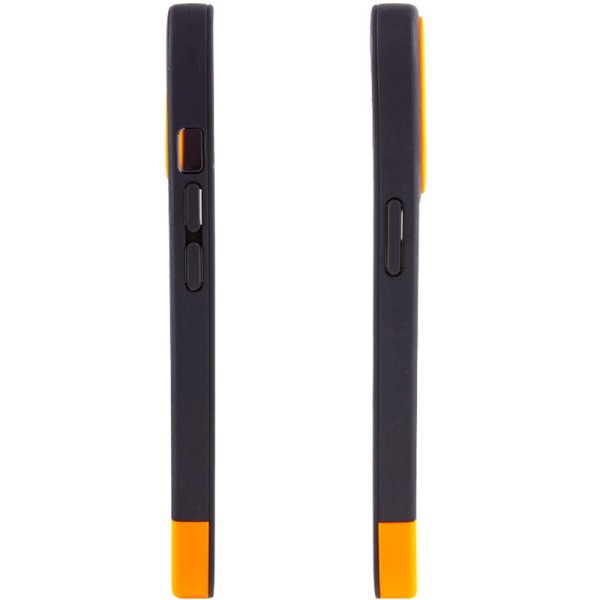 Чохол TPU+PC Bichromatic для Apple iPhone 12 Pro Max (6.7") Black / Orange Чохол TPU+PC Bichromatic для Apple iPhone 12 Pro Max (6.7") Black / Orange