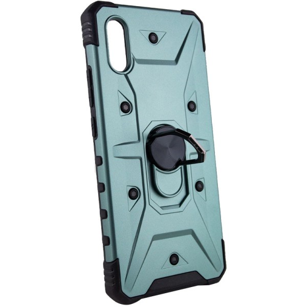 Ударостійкий чохол Pathfinder Ring для Xiaomi Redmi 9A Зелений / Green Ударостійкий чохол Pathfinder Ring для Xiaomi Redmi 9A Зелений / Green