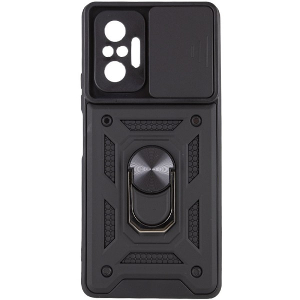 Ударостійкий чохол Camshield Serge Ring для Xiaomi Redmi Note 10 Pro / 10 Pro Max Чорний