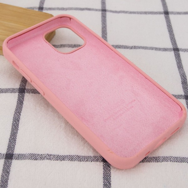 Чохол Silicone Case Full Protective (AA) для Apple iPhone 13 Pro (6.1") Рожевий / Pink