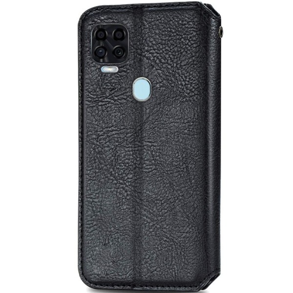 Шкіряний чохол книжка GETMAN Cubic (PU) для ZTE Blade v2020 Чорний