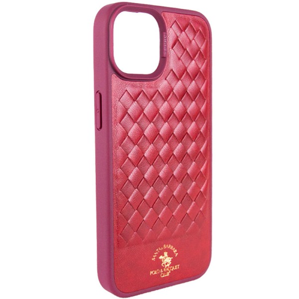 Шкіряний чохол Polo Santa Barbara для Apple iPhone 14 (6.1") Red