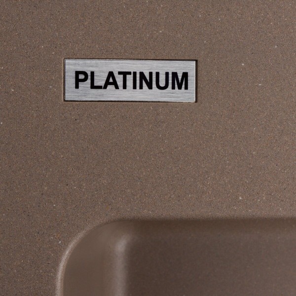 Гранітна мийка для кухні Platinum 7850 Bogema матова Дюна
