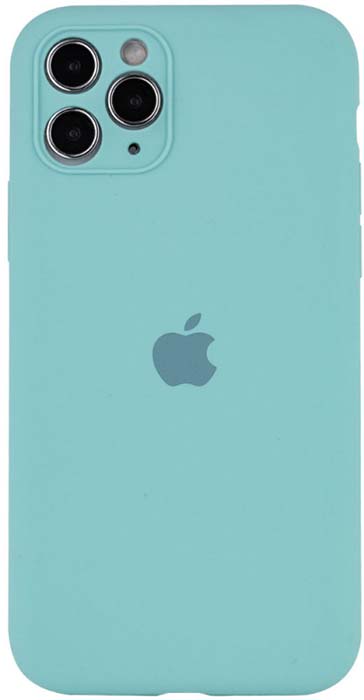Чохол-накладка Apple iPhone 12 Pro Apple Silicone case (With Camera Lens Protection) Ice Sea Blue