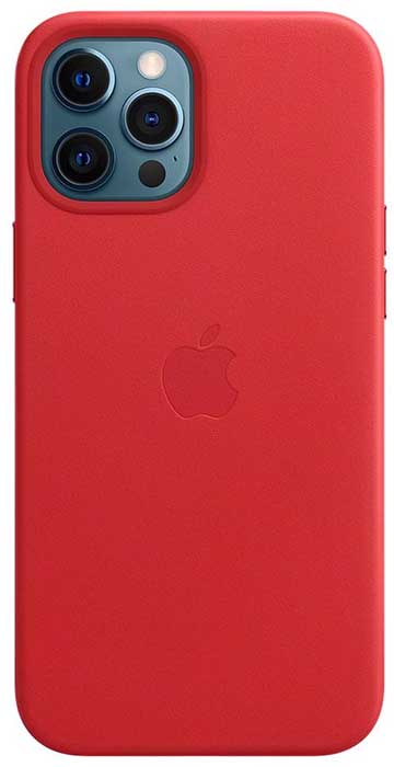 Чохол-накладка Apple iPhone 12 Pro Max Leather Case with MagSafe - (PRODUCT)RED (MHKJ3)