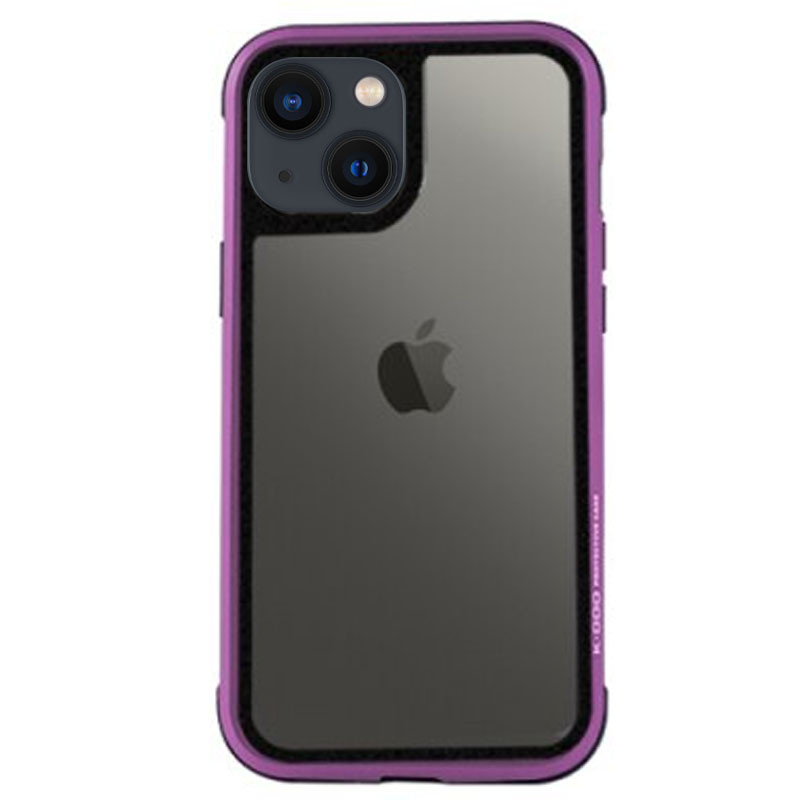 Чохол PC+TPU+Metal K-DOO Ares для Apple iPhone 13 (6.1") Бузковий