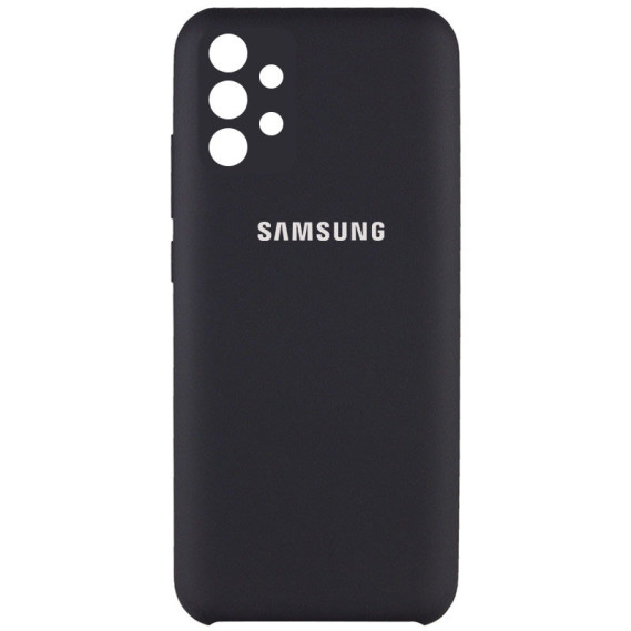 Чохол-накладка Samsung A725 (A72-2021) Silicone Cover Full without Logo (A) Black