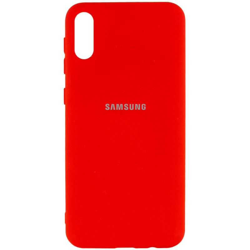 Чехол Silicone Cover My Color Full Protective (A) для Samsung Galaxy A02s Розовый / Pink