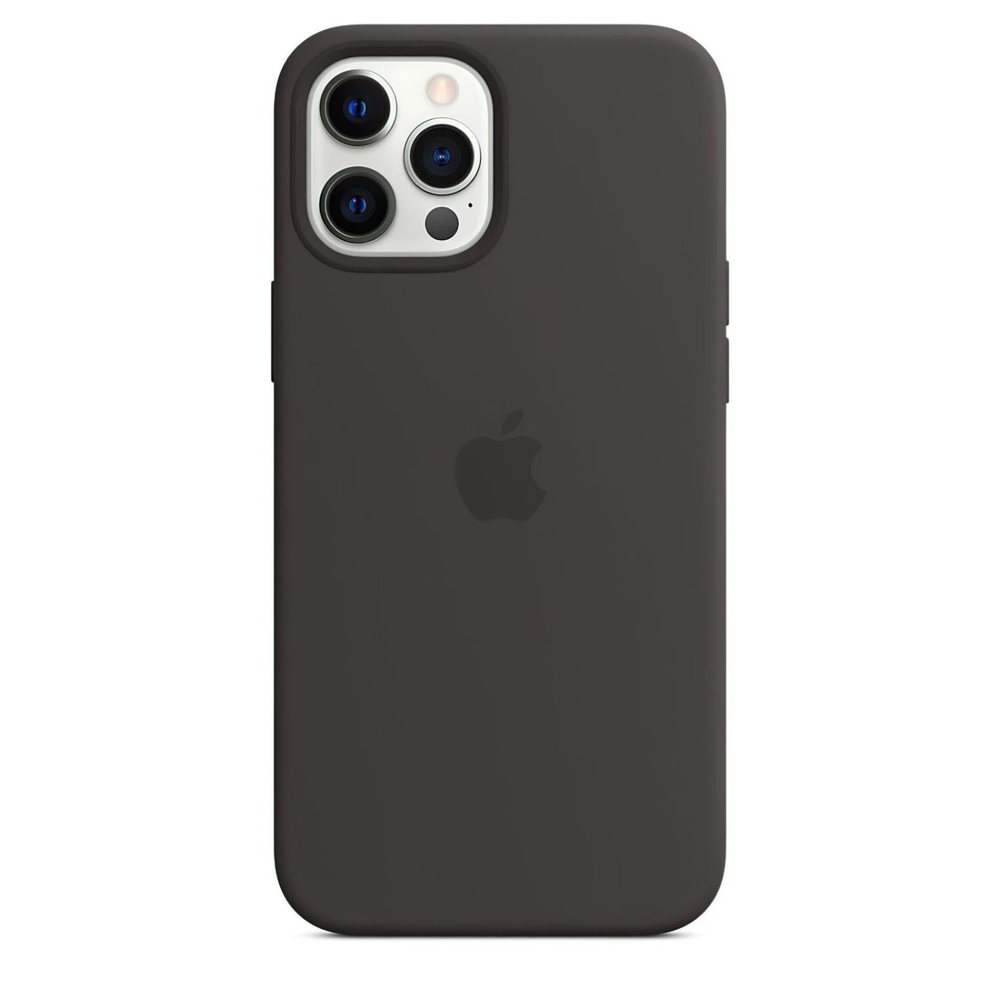 Чохол-накладка Apple iPhone 12 Pro Max Silicone Case with MagSafe - Black (MHLG3)