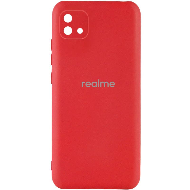 Чохол Silicone Cover My Color Full Camera (A) для Realme C11 (2021) / C20 Червоний / Red