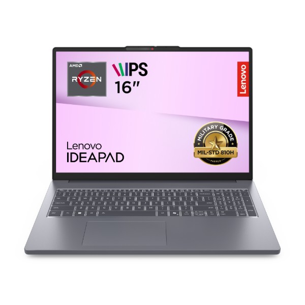 Ноутбук Lenovo IdeaPad Slim 3 16ARP10 (83K80091RA) Luna Grey